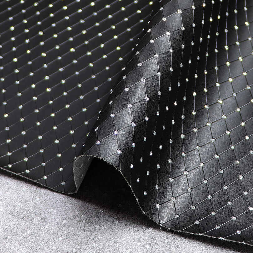 Пакувальна тканина коробок для ювелірних виробів із штучної шкіри з діамантами