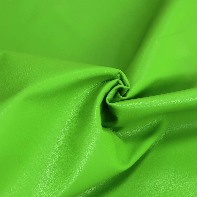 Super Soft Woolen Backing Elastic PU Faux Leather for Clothes